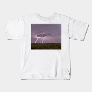 Storm Cell Lightning Kids T-Shirt